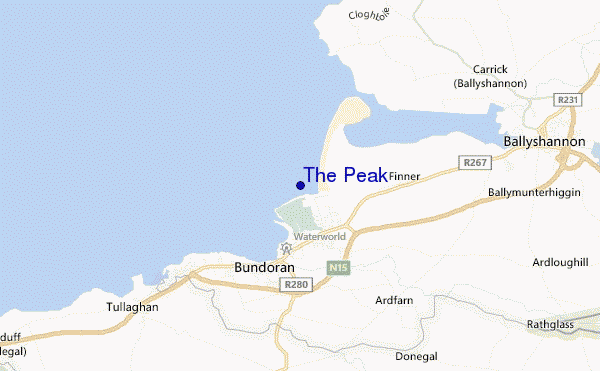 mappa di localizzazione di The Peak