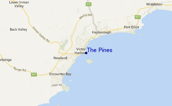 mappa di localizzazione di The Pines