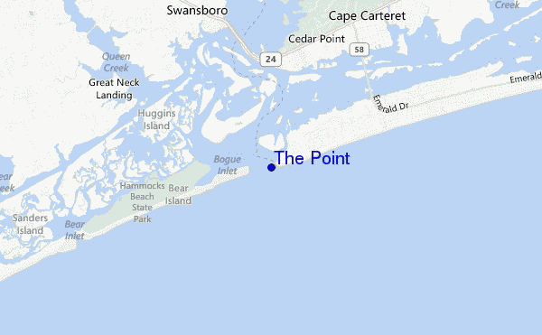 mappa di localizzazione di The Point