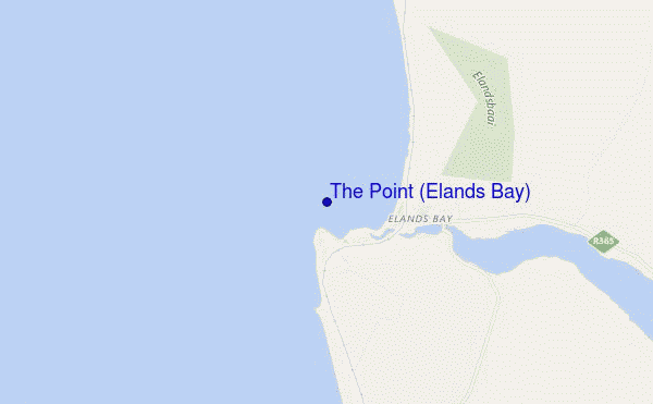 mappa di localizzazione di The Point (Elands Bay)