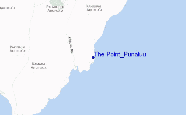 mappa di localizzazione di The Point_Punaluu