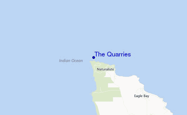 mappa di localizzazione di The Quarries