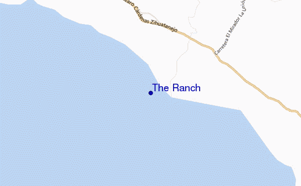 mappa di localizzazione di The Ranch