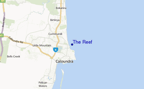 mappa di localizzazione di The Reef
