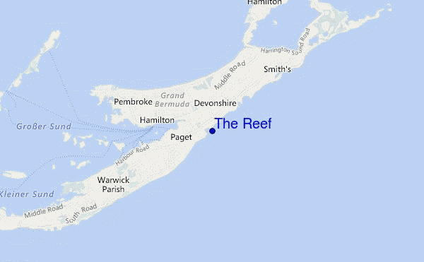 mappa di localizzazione di The Reef