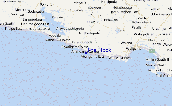 mappa di localizzazione di The Rock