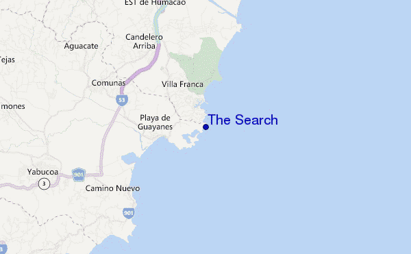 mappa di localizzazione di The Search