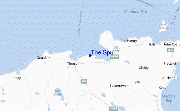 The Spur Location Map