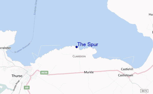 mappa di localizzazione di The Spur