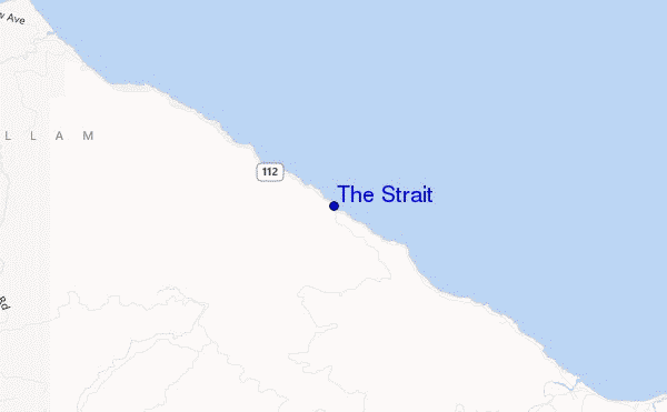 mappa di localizzazione di The Strait