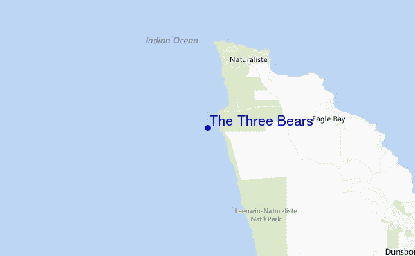 mappa di localizzazione di The Three Bears