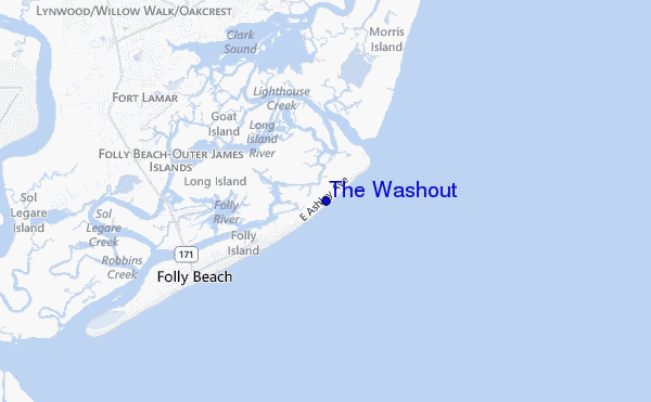 mappa di localizzazione di The Washout