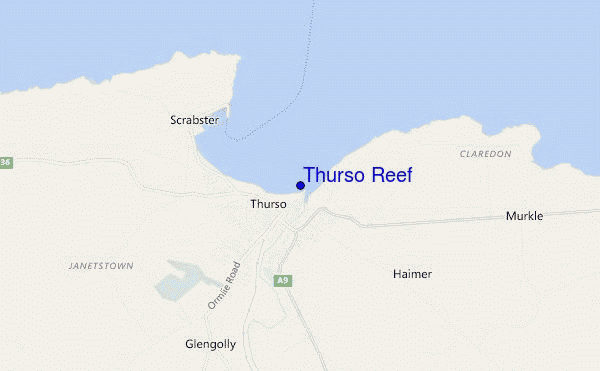 mappa di localizzazione di Thurso Reef