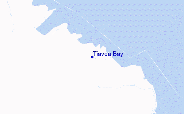 mappa di localizzazione di Tiavea Bay