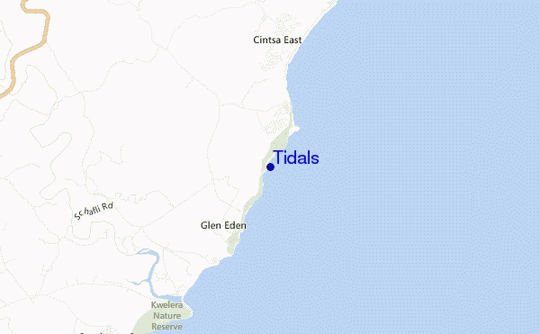 mappa di localizzazione di Tidals