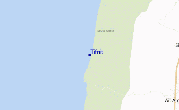 mappa di localizzazione di Tifnit