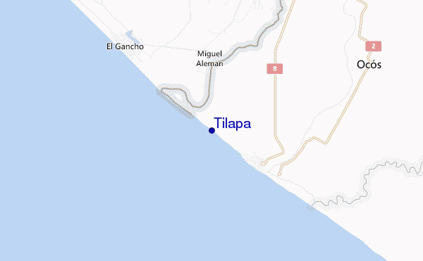 mappa di localizzazione di Tilapa