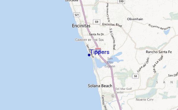 mappa di localizzazione di Tippers