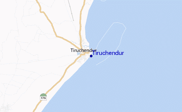 mappa di localizzazione di Tiruchendur