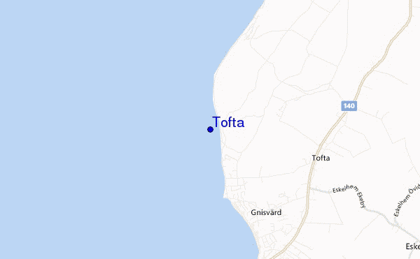 mappa di localizzazione di Tofta