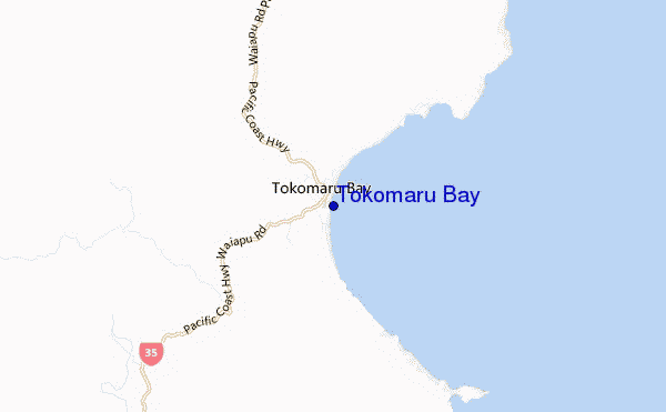 mappa di localizzazione di Tokomaru Bay