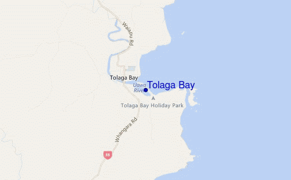 mappa di localizzazione di Tolaga Bay