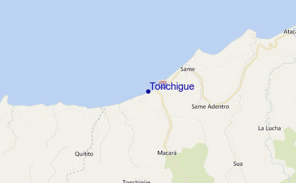 mappa di localizzazione di Tonchigue