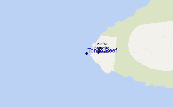 mappa di localizzazione di Tongo Reef