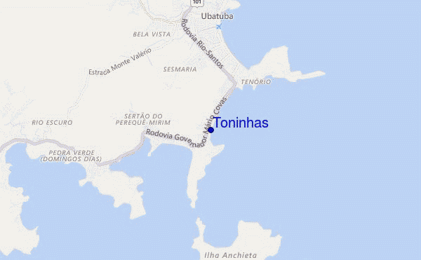 mappa di localizzazione di Toninhas