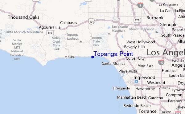 Topanga Point Location Map