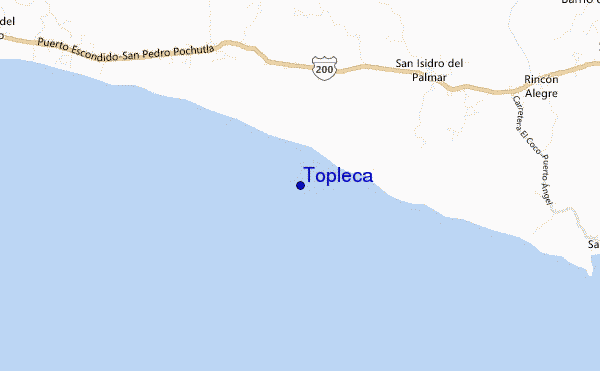 mappa di localizzazione di Topleca