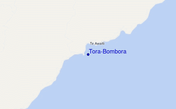 mappa di localizzazione di Tora-Bombora