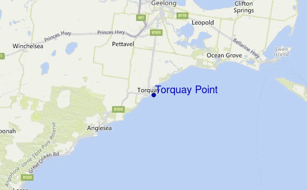 Torquay Point Location Map