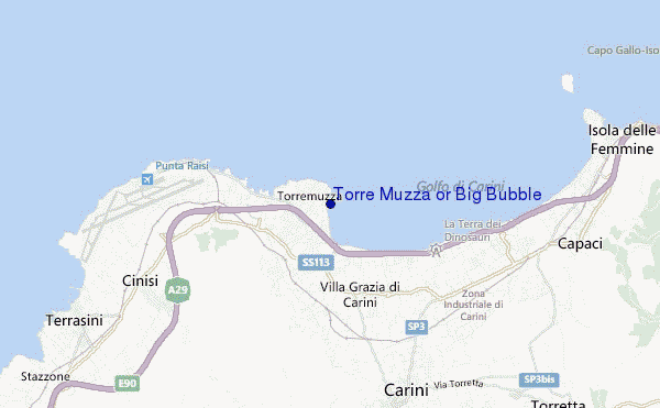 mappa di localizzazione di Torre Muzza or Big Bubble