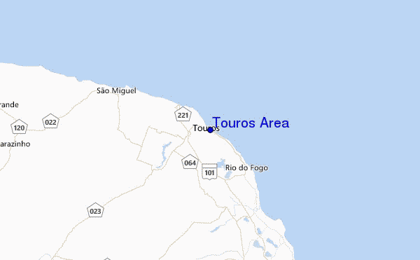 Touros Area Location Map