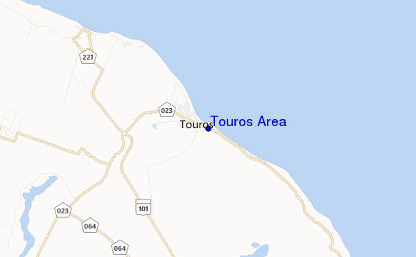 mappa di localizzazione di Touros Area
