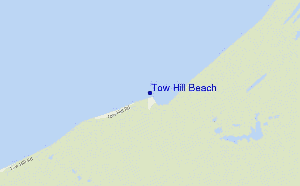 mappa di localizzazione di Tow Hill Beach