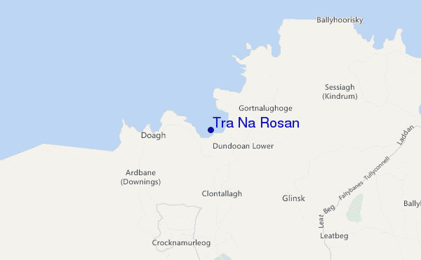 mappa di localizzazione di Trá Na Rosan