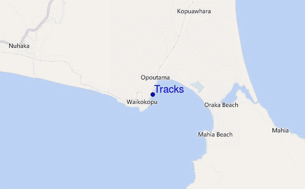 mappa di localizzazione di Tracks