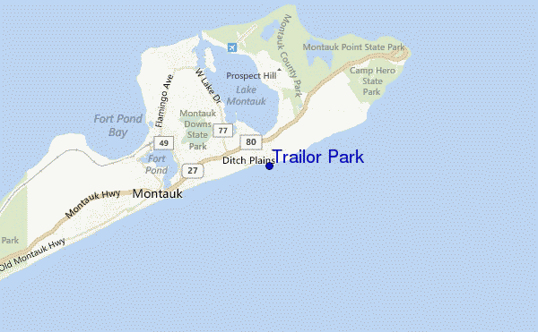 mappa di localizzazione di Trailor Park