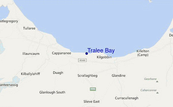 mappa di localizzazione di Tralee Bay