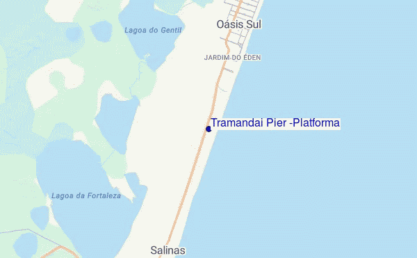 mappa di localizzazione di Tramandai Pier (Platforma)