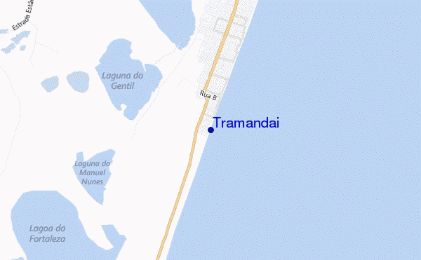 mappa di localizzazione di Tramandai