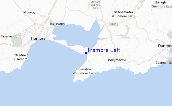 mappa di localizzazione di Tramore Left
