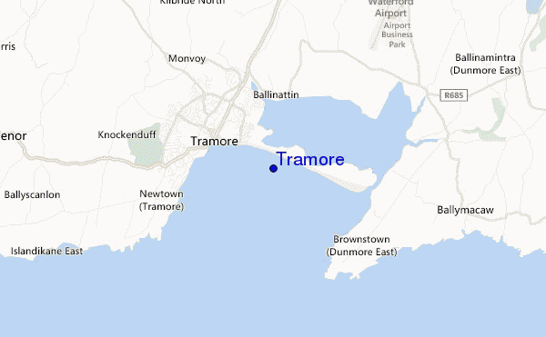 mappa di localizzazione di Tramore