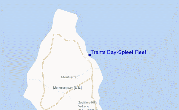 mappa di localizzazione di Trants Bay/Spleef Reef