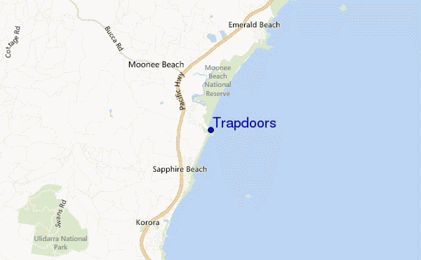 mappa di localizzazione di Trapdoors