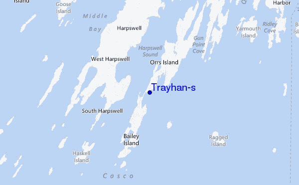 mappa di localizzazione di Trayhan's