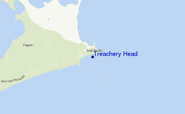 mappa di localizzazione di Treachery Head