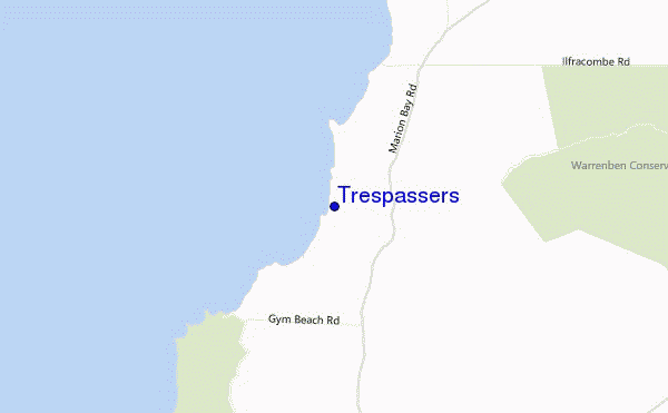 mappa di localizzazione di Trespassers